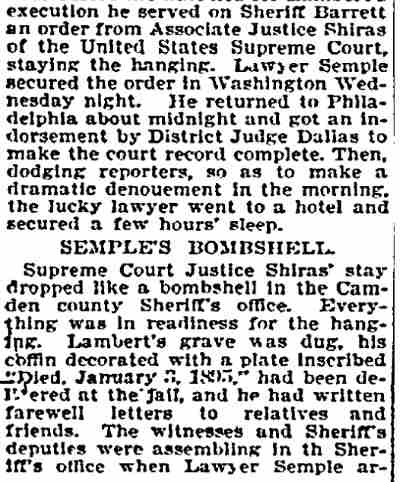 Philadelphia Inquirer, January 4, 1895, page 3