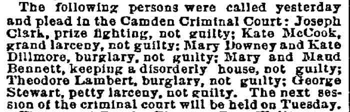 Philadelphia Inquirer, January 24, 1890