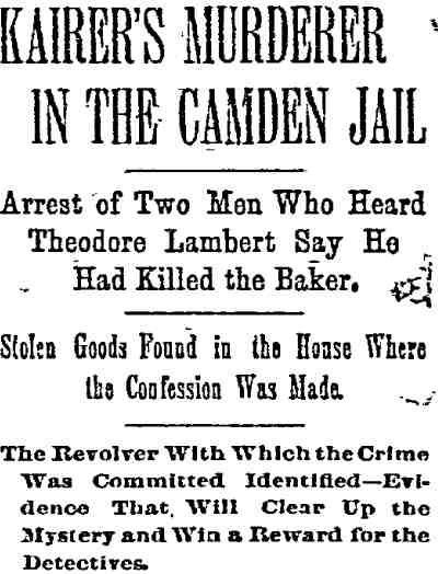 Philadelphia Inquirer, February 5, 1894, page 1