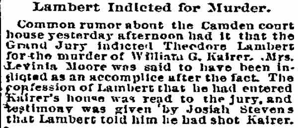 Philadelphia Inquirer, February 9, 1894