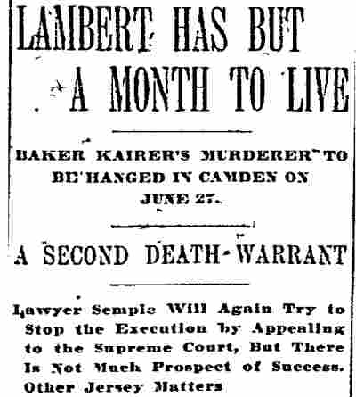 Philadelphia Inquirer, May 29, 1895, page 1