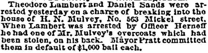 Philadelphia Inquirer, December 12, 1889
