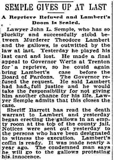 Philadelphia Inquirer, December 18, 1895