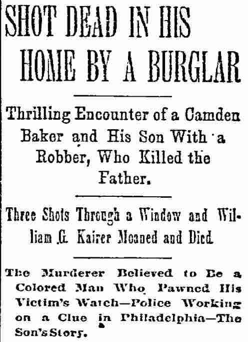 Philadelphia Inquirer, December 5, 1893, page 1