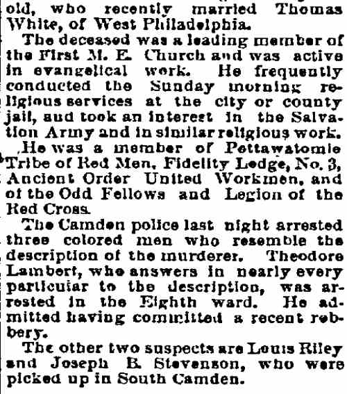 Philadelphia Inquirer, December 5, 1893, page 10