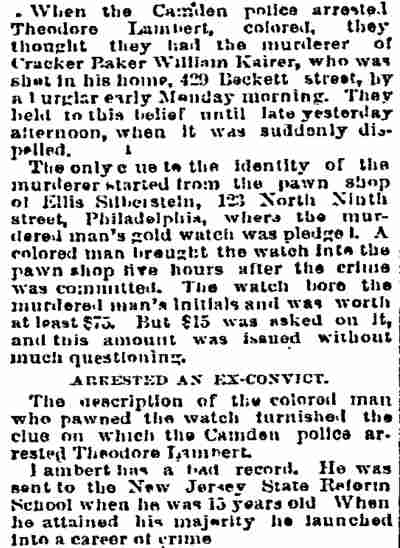 Philadelphia Inquirer, December 6, 1893, page 2