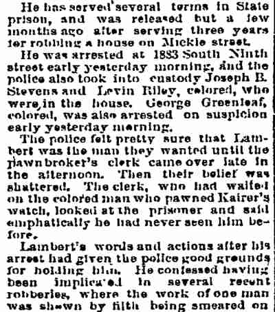 Philadelphia Inquirer, December 6, 1893, page 3