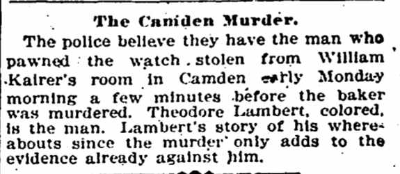 Washington D.C. Evening Star, December 6, 1893