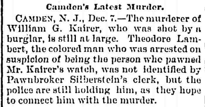 Bridgeton Evening News, December 7, 1893
