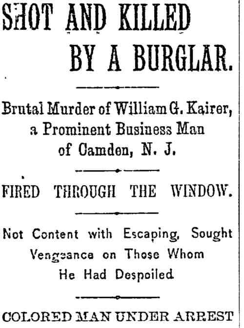New York Herald, December 5, 1893, page 1