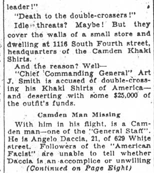 Camden Courier-Post October 13, 1933, page 2