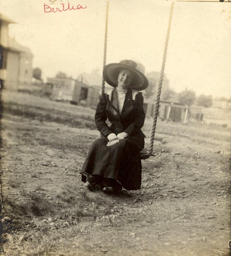 Second portrait photograph of Bertha Skillen