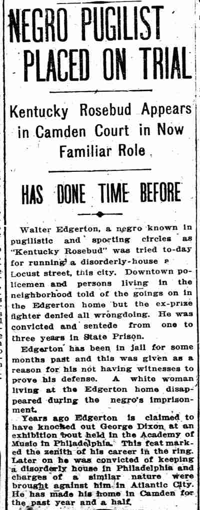 Camden Daily Courier, October 16, 1913 — Kentucky Rosebud