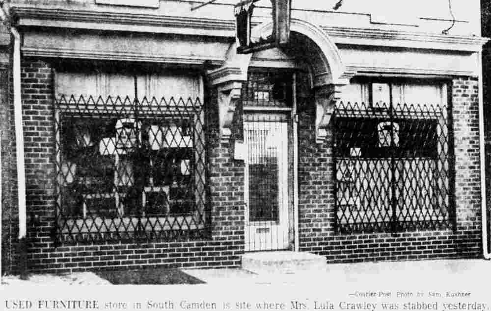 1006 South 6th Street, Camden — Lula Crawley's furniture store