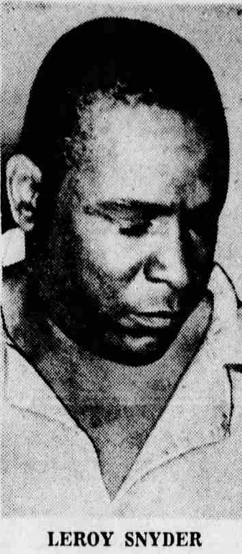 Leroy Snyder, Camden Courier-Post, July 10, 1970