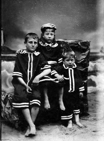 William E. Lickfeld, Agnes M. Lickfeld, and Fred J. Lickfeld, circa 1890