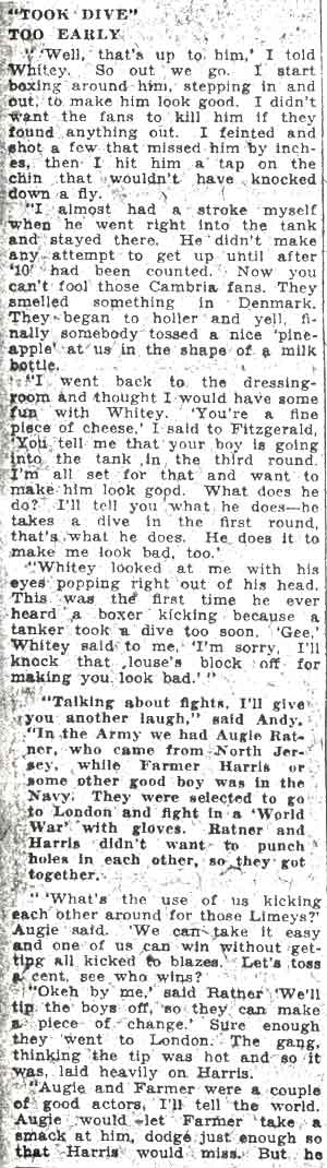 Gordon Mackay column about Andy McMahon, part 3