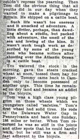 Is Zat So! — Gordon Mackay column, Camden Courier-Post, January 21, 1938 (3 of 6)