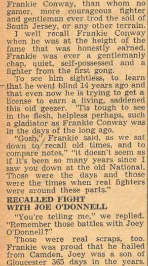 Gordon Mackay column on Frankie Conway, page 2