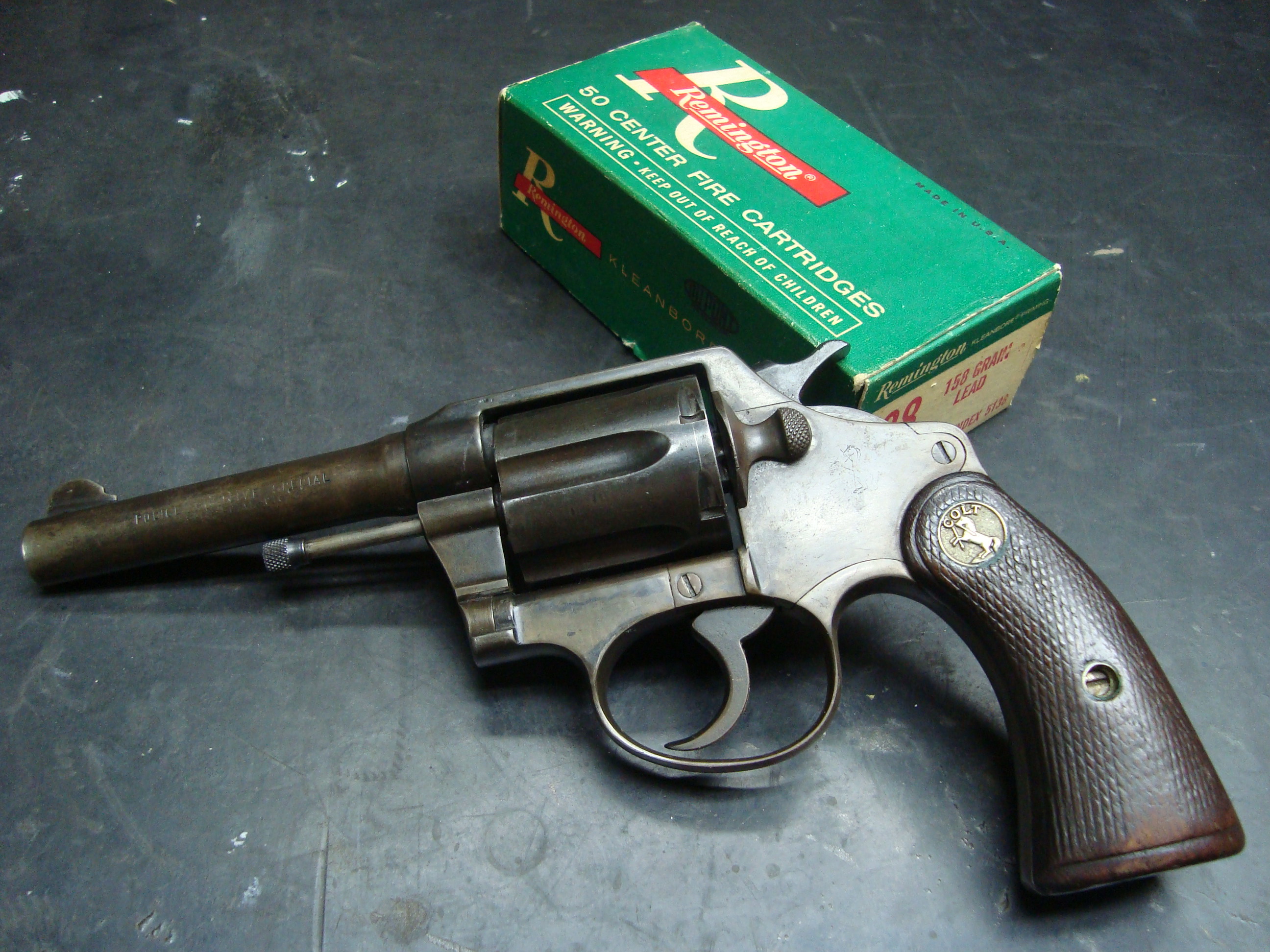 Heber McCord's service revolver