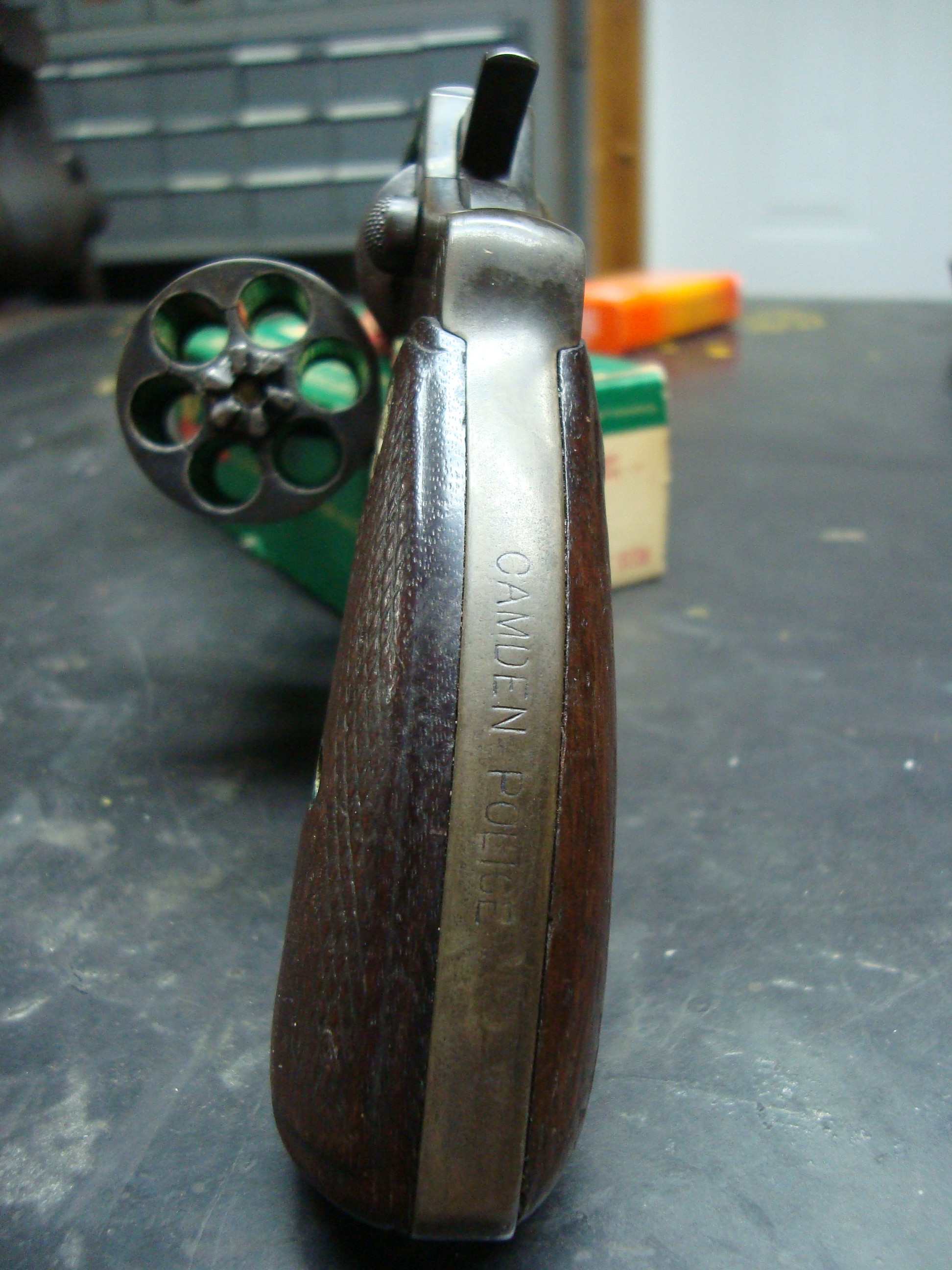 Heber McCord's service revolver