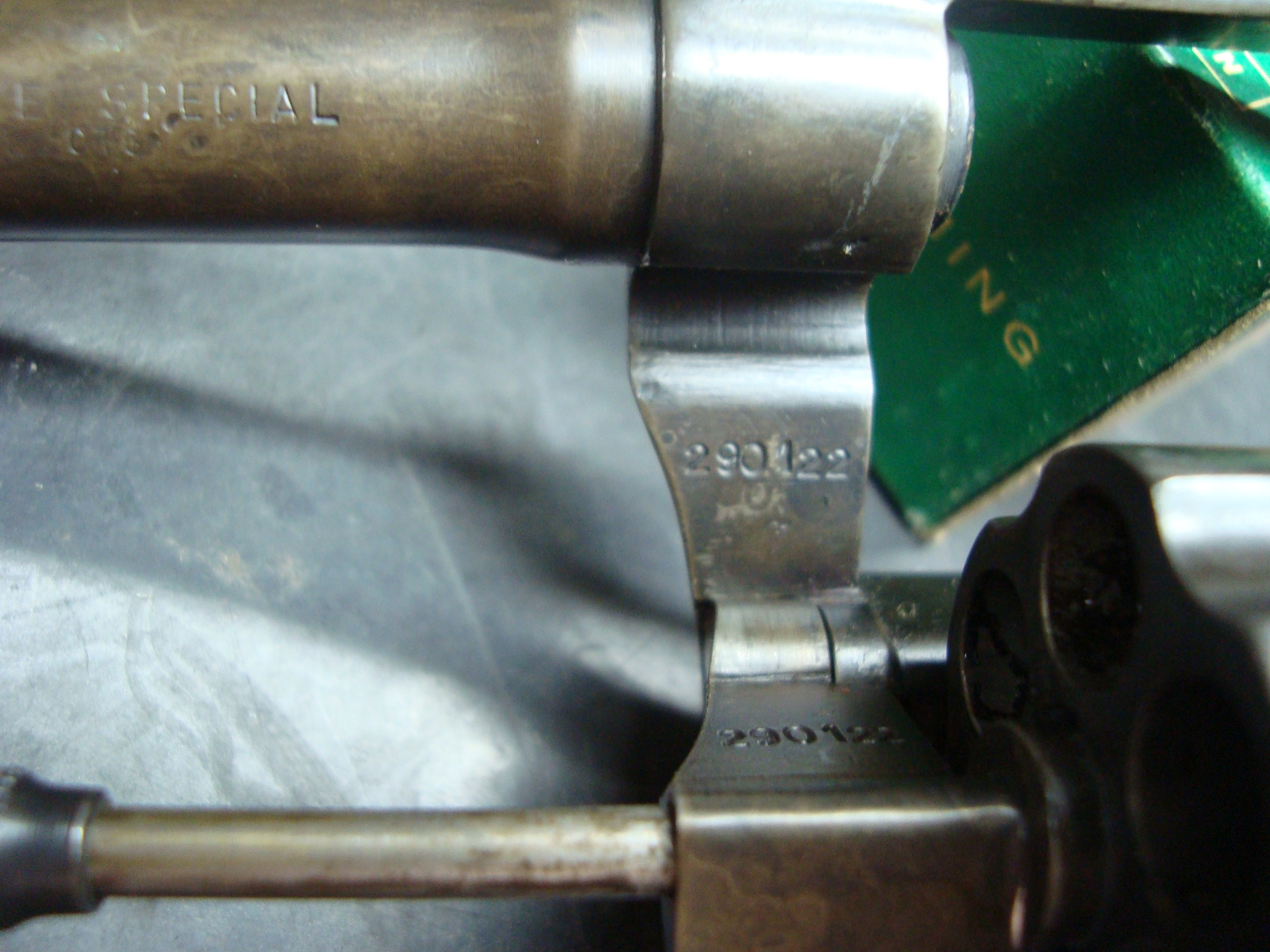 Heber McCord's service revolver