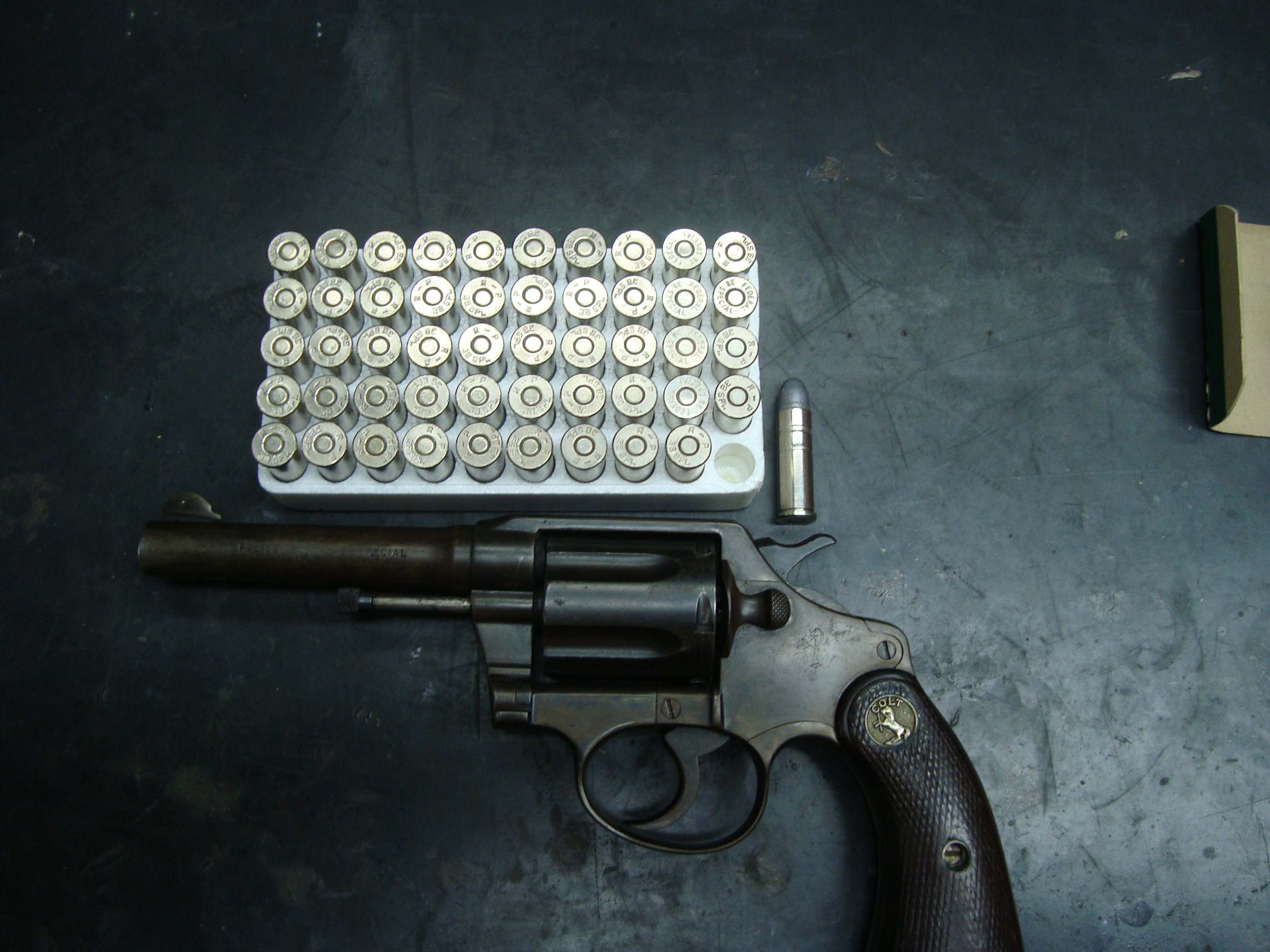 Heber McCord's service revolver