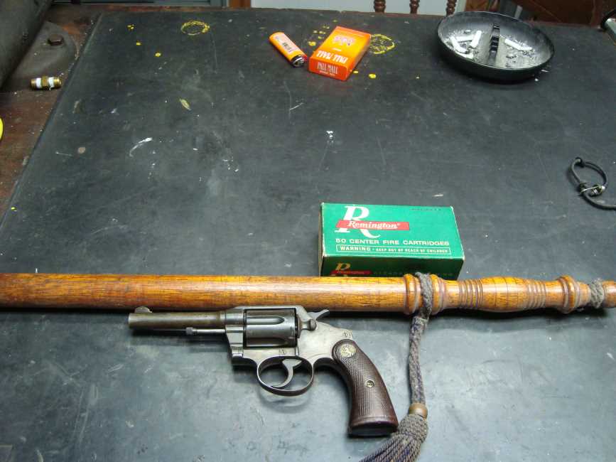 Heber McCord's nightstick and service revolver