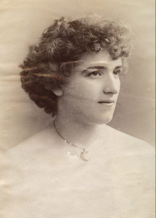 Lillie Evans Hires Morton, about 1885