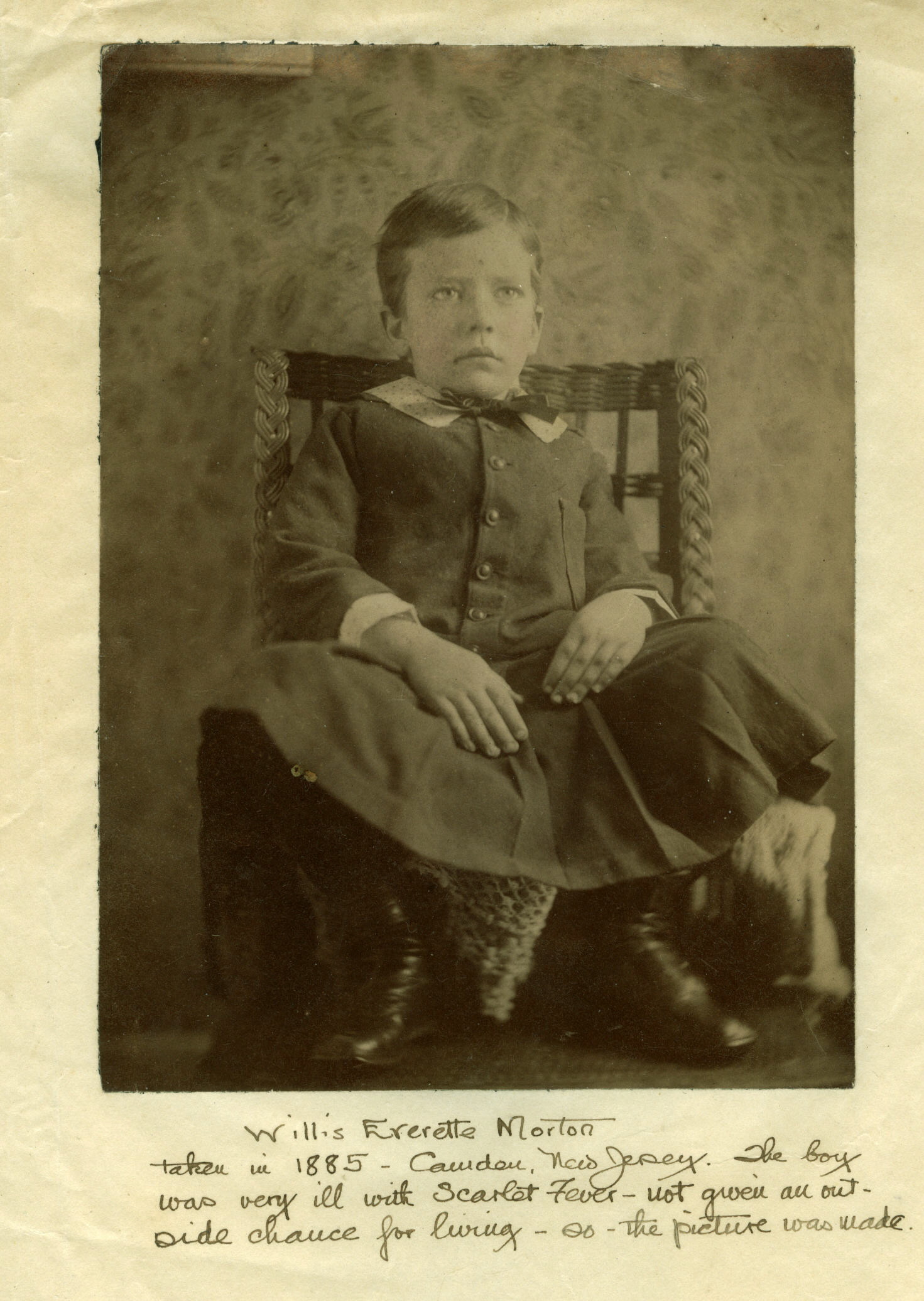 Willis Everett Morton, 1885