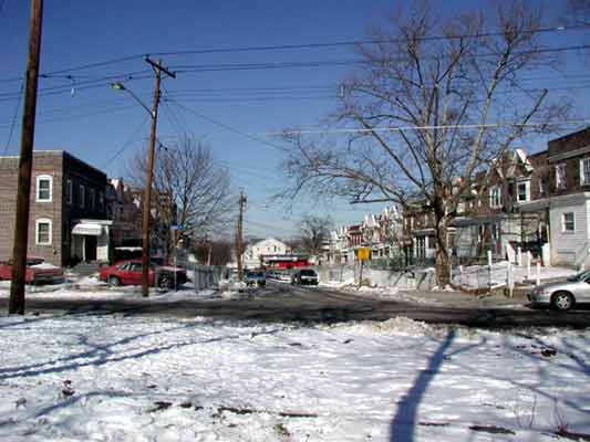 North 32nd Street from Rosedale Avenue, February 2004