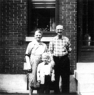 Caroline and Walter Baker with a grandchild