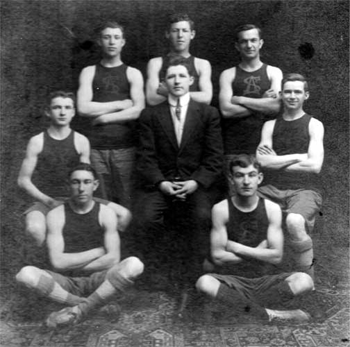 1911-12 SA Basketball team, second photo