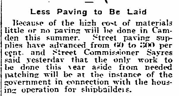 Philadelphia Inquirer article about Alfred L. Sayers, April 3, 1918