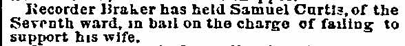 Philadelphia Inquirer, February 8, 1890 — Samuel Curtis and Benjamin Braker