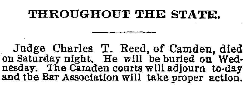 Trenton Evening Times, February 9, 1885, page 1