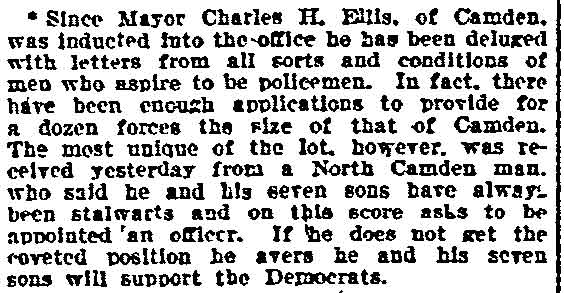 Philadelphia Inquirer, February 15, 1905