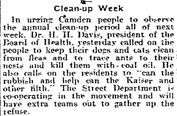 Philadelphia Inquirer, May 17, 1918 — Dr. Henry H. Davis