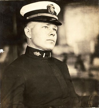 Lieutenant Kirk Barb in U.S. Navy uniform