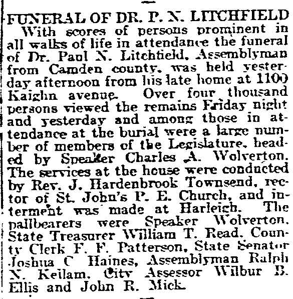 Philadelphia Inquirer, May 15, 1918