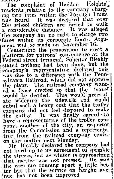 Philadelphia Inquirer, October 22, 1914, continued