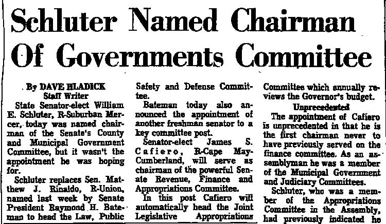 Trenton Evening Times, January 10, 1972 — Frank Italiano, page 1