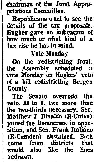Trenton Evening Times, March 15, 1968 — Frank Italiano, page 3