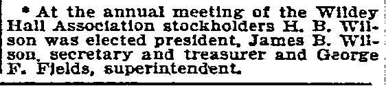 Philadelphia Inquirer, April 8, 1897 — Wildey Hall Association stockholders meeting