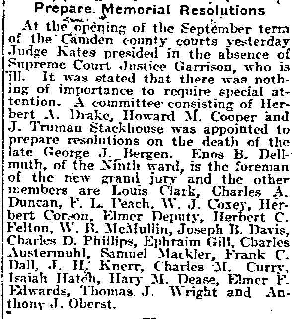 Philadelphia Inquirer, September 11, 1918 — Prepare. Memorial Resolutions