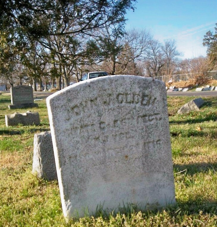 Gravestone of John J. Olden, Evergreen Cemetery