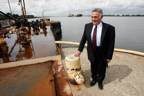 As head of the South Jersey Port Corporation, Joseph A. Balzano helped break ground for Paulsboro