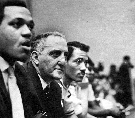 Anthony Alfano, Dave Wharton, and Cliff Nelson — Camden High, 1968–1969 season