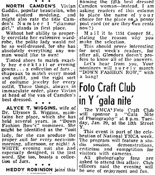 Best-dressed women in Camden article, part 2
