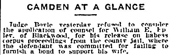 Philadelphia Inquirer, March 22, 1916